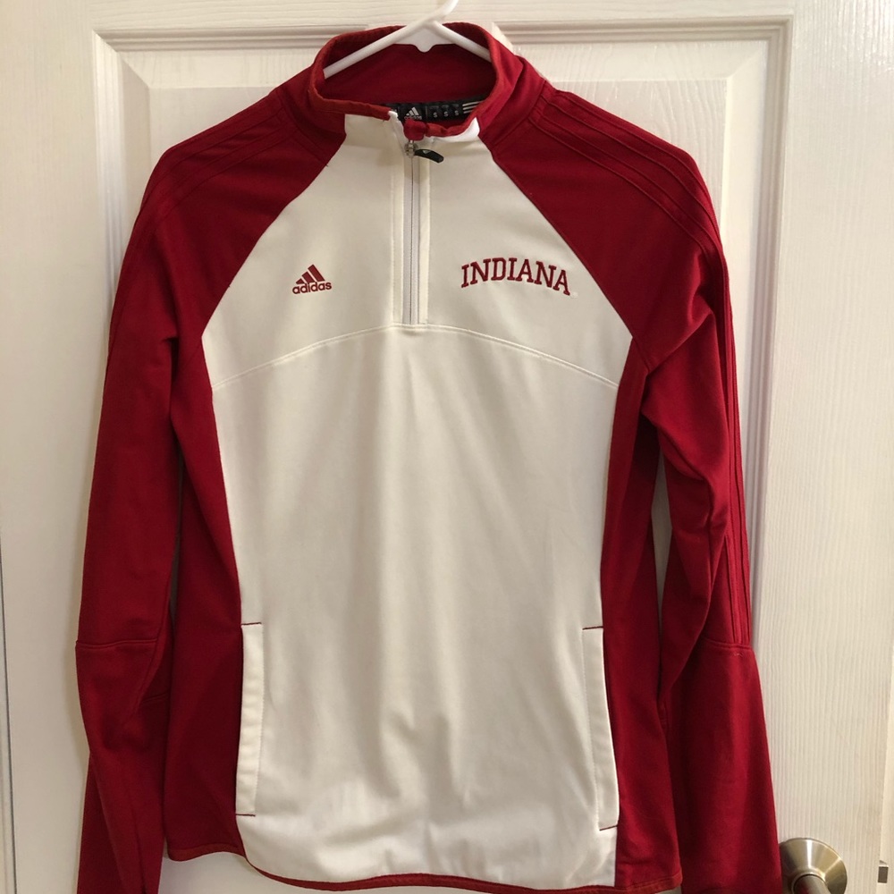 Adidas INDIANA HOOSIERS 1/4 zip